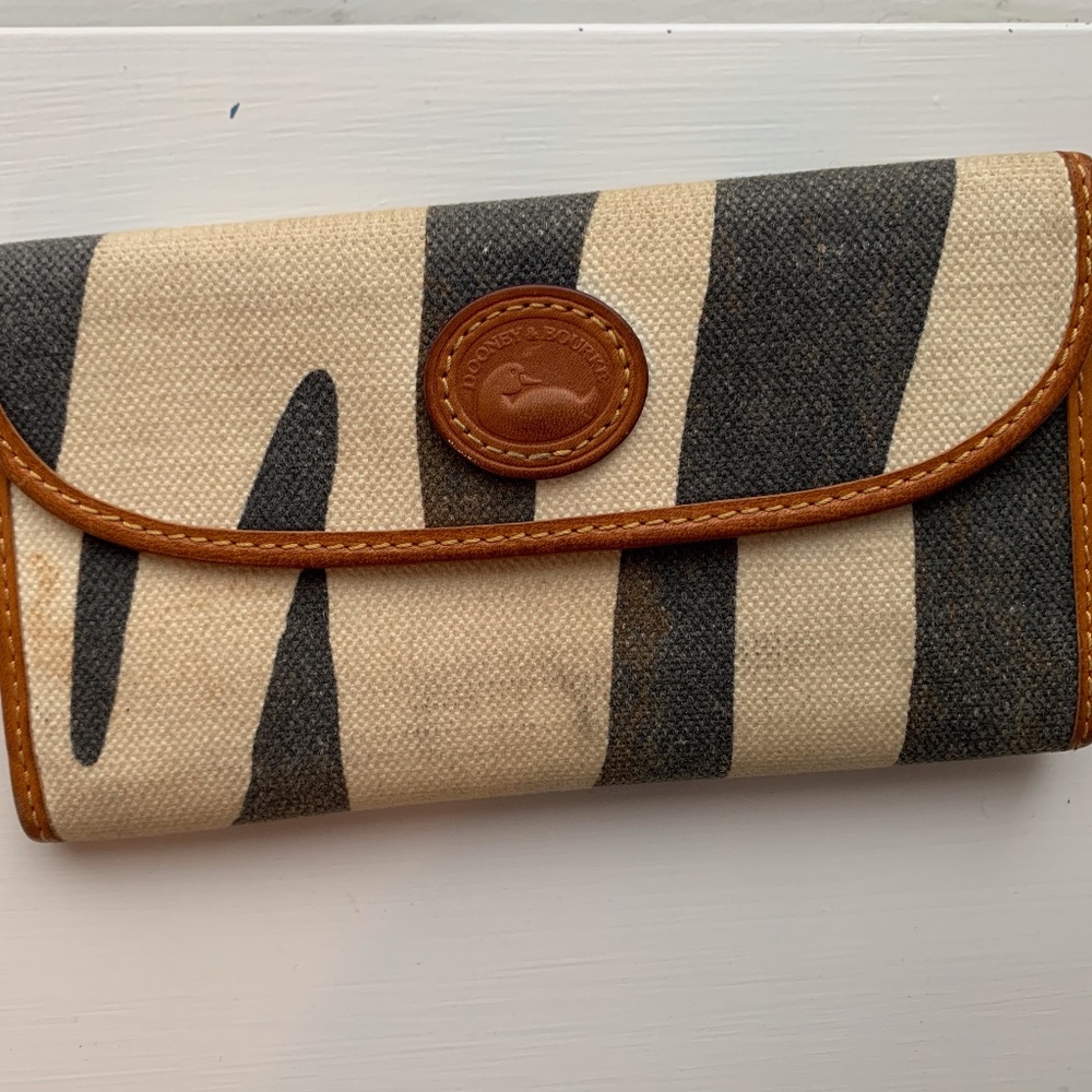 Dooney & Bourke Zebra Print Wallet